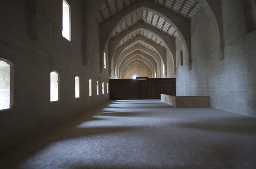 Dormitorio de los momjes monasterio de Poblet